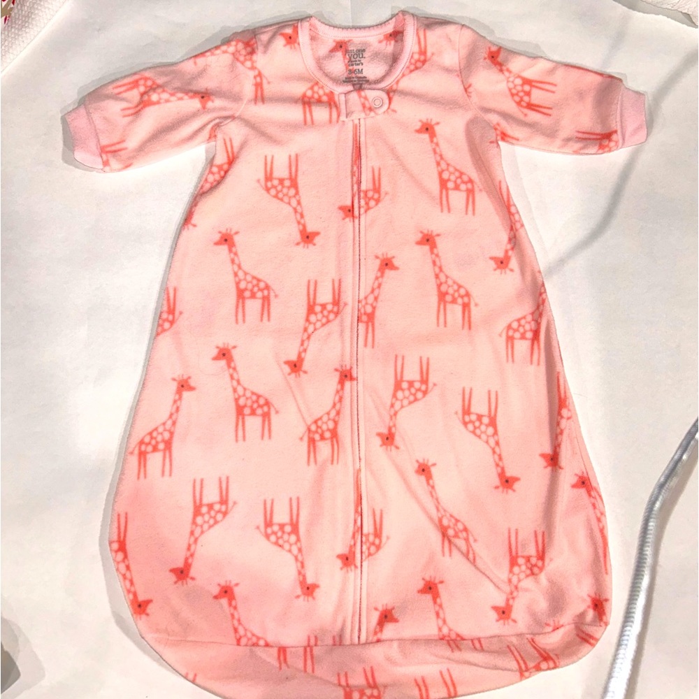 Carter’s Giraffe Fleece sleeper 3-6m